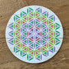 Color -Flower of Life Inverted Crystal Grid Multi