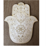 Hamsa Crystal Grid
