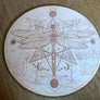 Dragonfly Flower of Life Crystal Grid