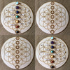 Flower of Life Chakras Crystal Grid