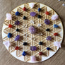 Flower of Life Crystal Grid - Inverted Flower of Life