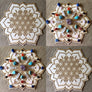 Flower of Life Lotus Crystal Grid