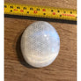 Selenite Laser Engraved Palmstone - Flower of Life