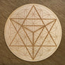 Merkaba Flower of Life Crystal Grid - Merkaba Crystal Grid