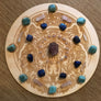 Tiger Moon Phase Crystal Grid - Tiger Crystal Grid
