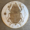 Scarab Moon Phase Crystal Grid - Beetle Crystal Grid