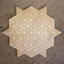 64 Grid Tetrahedron Crystal Grid - 8 Star Tetrahedron Crystal Grid