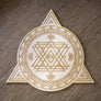 Triangle Circle Crystal Grid - Three
