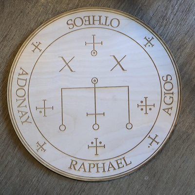 Raphael Crystal Grid - Raphael Altar Table