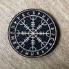 Painted Helm of Awe Magnet - Helm of Awe Mandala
