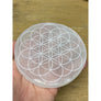 Selenite Charging Disc Flower of Life