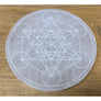 Selenite Charging Disc Metatron's Cube