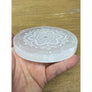Selenite Charging Platform Disc Mandala
