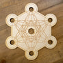 Metatron's Cube Sphere Holder Crystal Grid #2 - Wall Art