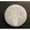 Selenite Charging Disc Goddess Moon