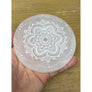 Selenite Charging Platform Disc Mandala