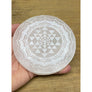 Selenite Charging Disc Sri Yantra