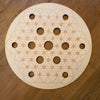 Flower of Life Dotted Sphere Holder Crystal Grid - Wall Art