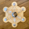Metatron's Cube Sphere Holder Crystal Grid #2 - Wall Art