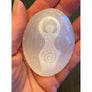 Selenite Palm Stone Goddess