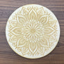 Mandala Crystal Grid #20 - Mandala Wood Crystal Grid