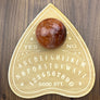 Planchette Pendulum Board - Planchette Sphere Holder - Ouija - Wood Engraved Pendulum Board