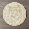 Panther Flower of Life Crystal Grid