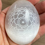 Selenite Palmstones Chakras