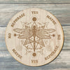 Dragonfly Pendulum Board - Dragonfly Divination Board - Altar Decoration