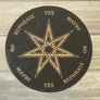 Faery Star Pendulum Board - Faery StarDivination Board - Septagram Pendulum Board - Altar Decoration