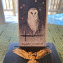 Owl Tarot Card Holder - Oracle Card Holder - Altar Card Holder