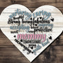 Mom Heart Magnet - Grandma Heart Magnet - Mother's Day Magnet