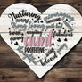 Mom Heart Magnet - Grandma Heart Magnet - Mother's Day Magnet