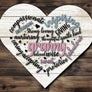 Mom Heart Magnet - Grandma Heart Magnet - Mother's Day Magnet