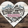 Mom Heart Magnet - Grandma Heart Magnet - Mother's Day Magnet