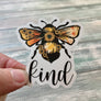 Be Kind Sticker - Vinyl Sticker - Bee Kind Sticker - Inspiration Sticker - Spiritual Sticker - Water Bottle Sticker - Laptop Sticker