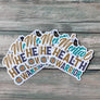 Mental Health Warrior Sticker - Vinyl Sticker - Vinyl Inspirational Sticker - Spiritual Sticker - Mental Health Sticker - Laptop Sticker