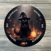 Black Cat Pendulum Board - Black Cat Divination Board - Full Color - Altar Decoration