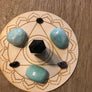 Throat Chakra Crystal Grid