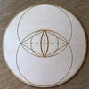 Vesica Piscis Crystal Grid - Two Circles