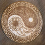 Yin Yang Flower Crystal Grid - Yin Yang Crystal Grid