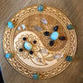 Yin Yang Flower Crystal Grid - Yin Yang Crystal Grid