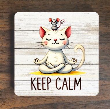 Keep Calm Cat Magnet