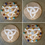 Celtic Triple Crescent Moon Crystal Grid