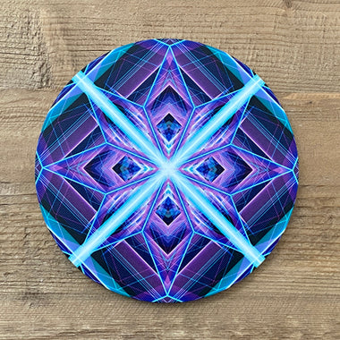 Color - Cross Crystal Grid Color - UV Printed