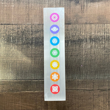 Color -Selenite Color Chakra Charging Platform
