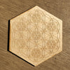 Metatron's Cube Seed of Life Crystal Grid - Altar Table