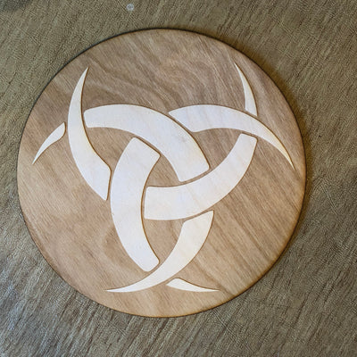 Celtic Triple Crescent Moon Crystal Grid