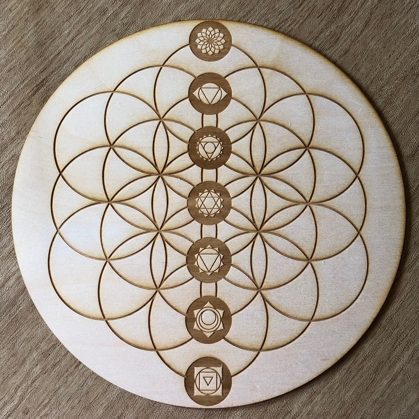 Dragonfly Flower of Life Crystal Gridding Boards - Available in 3 Dragonfly Flower of Life Crystal Gridding Boards - Available in 3