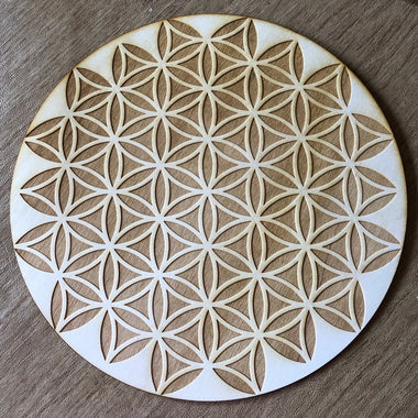 Flower of Life Crystal Grid - Inverted Flower of Life